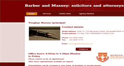 Desktop Screenshot of barberandmassey.com